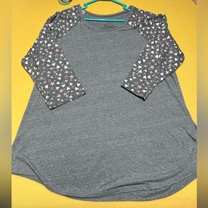 Torrid three-quarter sleeve shirt